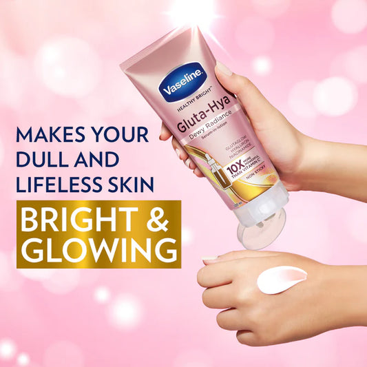 Vaseline Healthy Bright Gluta-Hya Serum Burst Lotion Dewy Radiance – Body Lotion 300ml