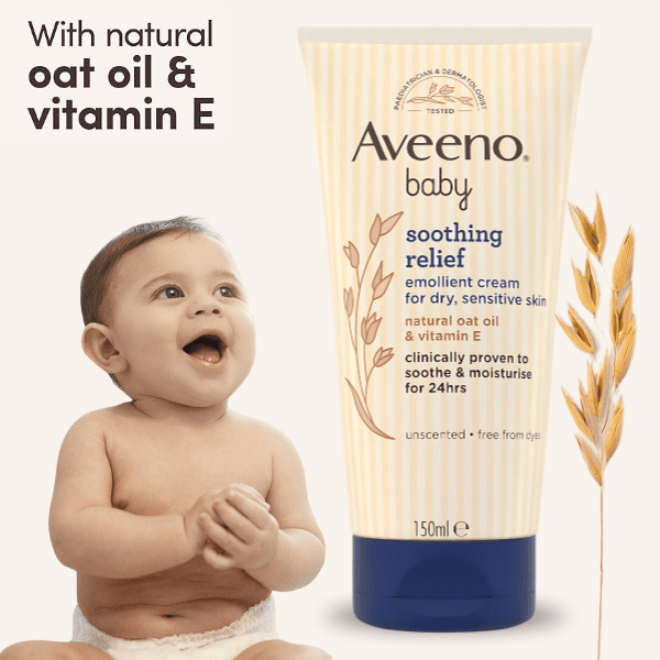 Aveeno Baby Soothing Relief Emollient Cream β Moisturizing & Soothing Baby Cream