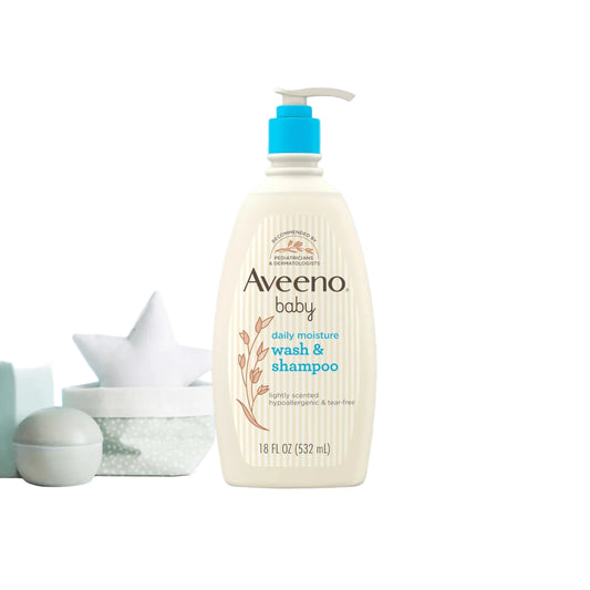 Aveeno Baby Daily Care Hair & Body Wash – Gentle Cleanser for Baby Skin & Hair