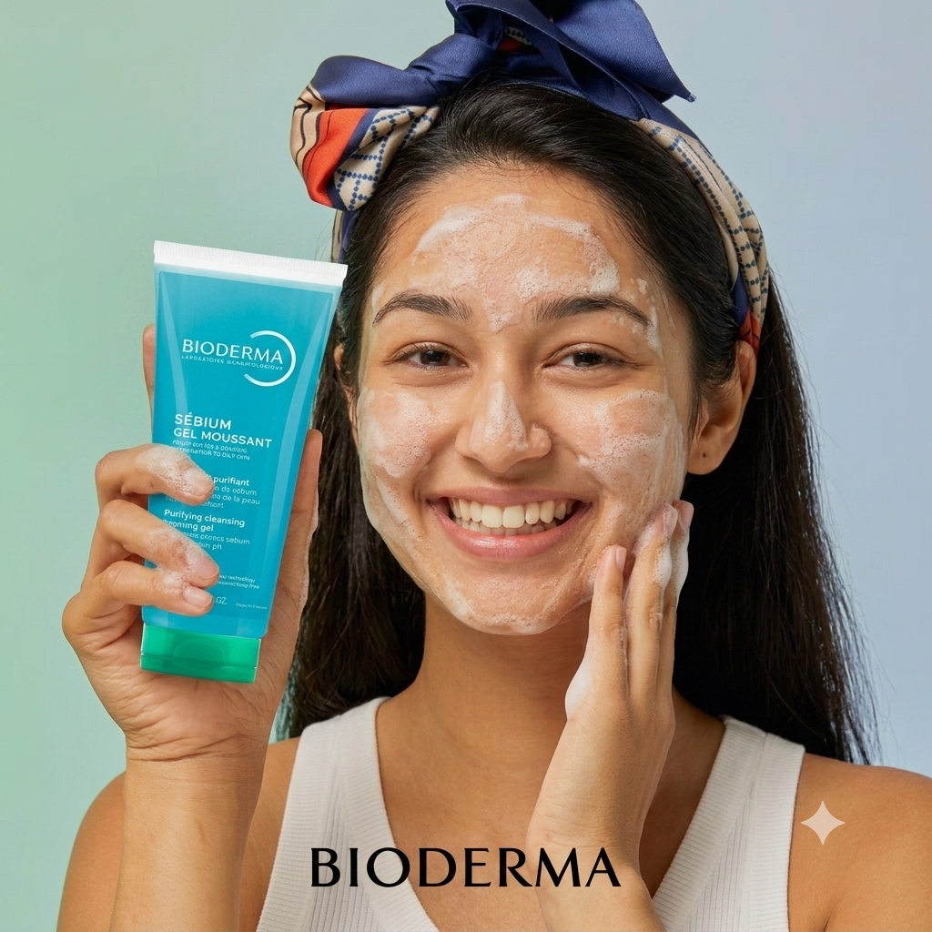 Bioderma Sebium Gel Moussant – Purifying Cleanser for Oily Skin