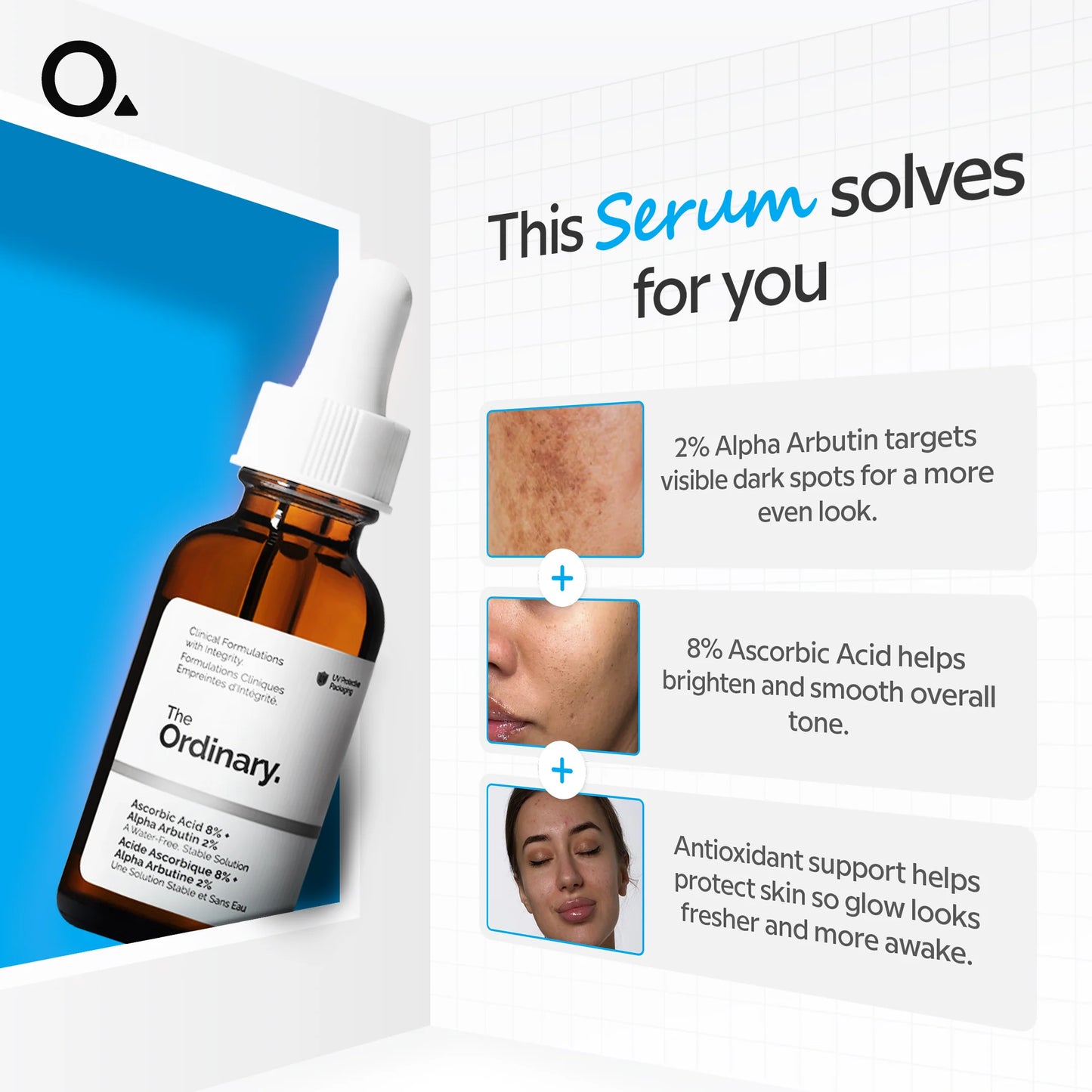 The Ordinary Ascorbic Acid 8% + Alpha Arbutin 2% – Brightening Serum