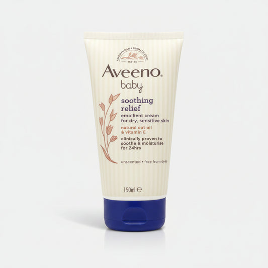 Aveeno Baby Soothing Relief Emollient Cream – Moisturizing & Soothing Baby Cream