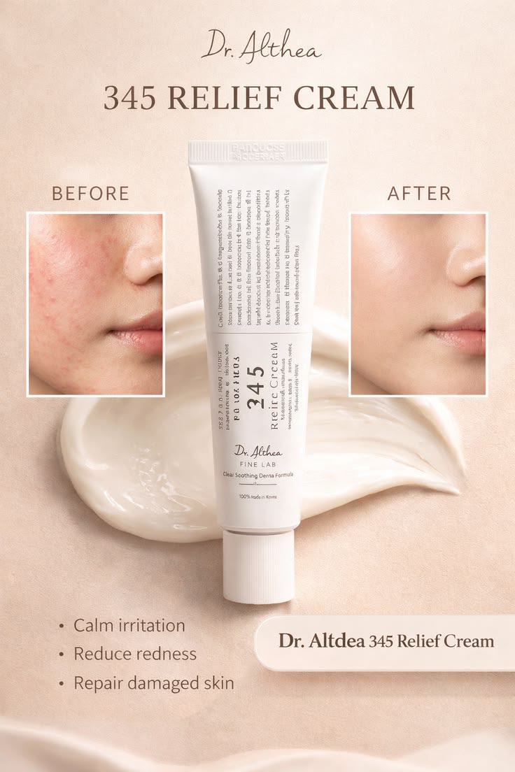 Dr. Althea 345 Relief Cream – Soothing Barrier Repair Moisturizer
