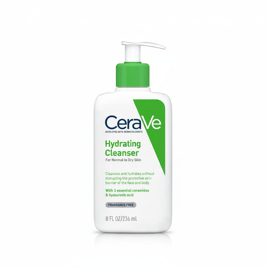 CeraVe Hydrating Cleanser – Non-Foaming Face Wash for Normal to Dry Skin