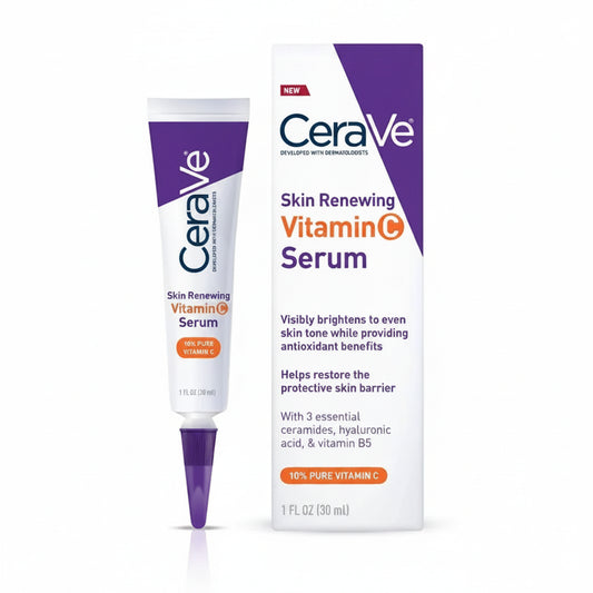 CeraVe Skin Renewing Vitamin C Serum – Brightening & Antioxidant Serum