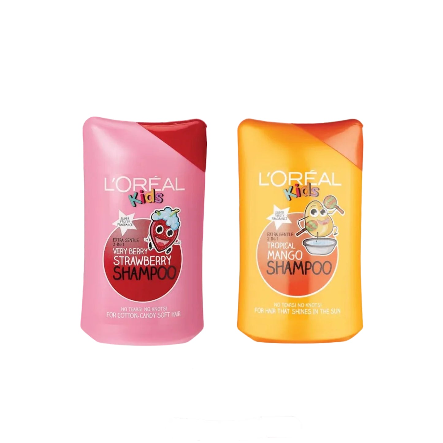 L'Oréal Paris Kids Shampoo Tropical Mango / Strawberry – Gentle 2-in-1 Kids Shampoo