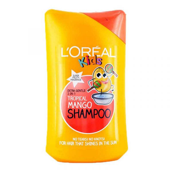 L'Oréal Paris Kids Shampoo Tropical Mango / Strawberry – Gentle 2-in-1 Kids Shampoo