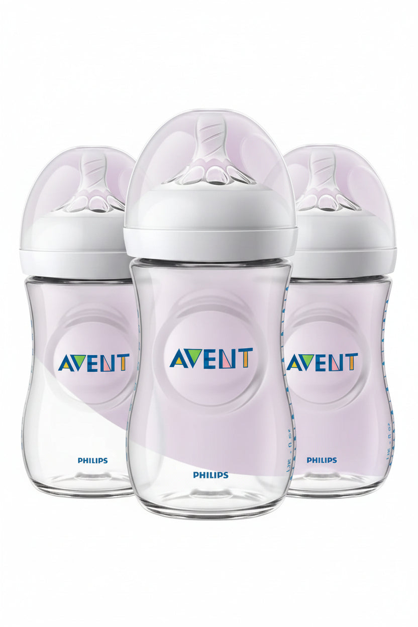 Philips Avent Natural Response Baby Bottle – BPA Free Plastic Feeding Bottle