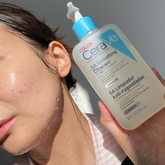 CeraVe Renewing SA Cleanser for Normal Skin – Salicylic Acid Exfoliating Cleanser