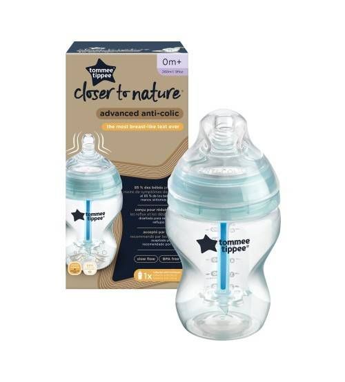 Tommee Tippee Advanced Anti-Colic Baby Bottle – BPA-Free Feeding Bottle