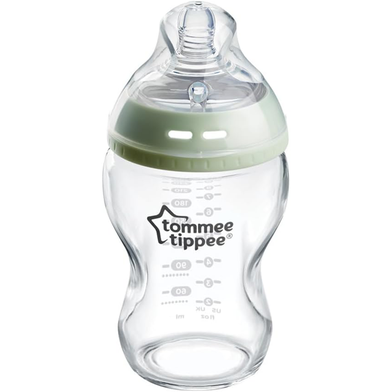 Tommee Tippee Closer to Nature Glass Baby Bottle – Premium Glass Feeder