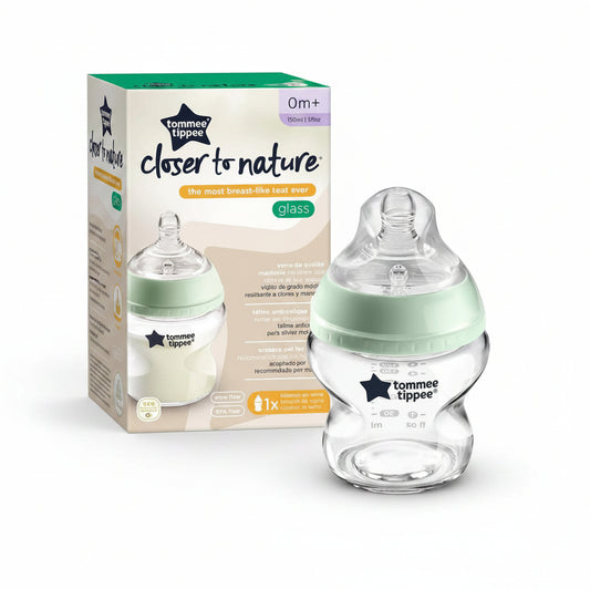 Tommee Tippee Glass Baby Bottle – Premium Closer to Nature Feeder