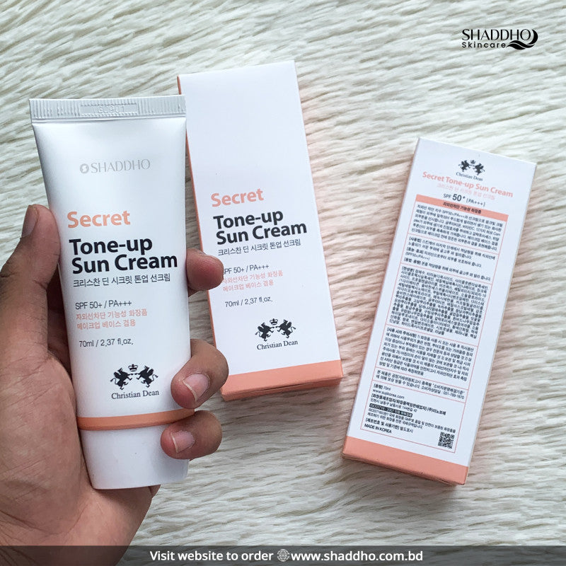 Secret Tone-Up Sun Cream SPF50+ – Brightening Sunscreen