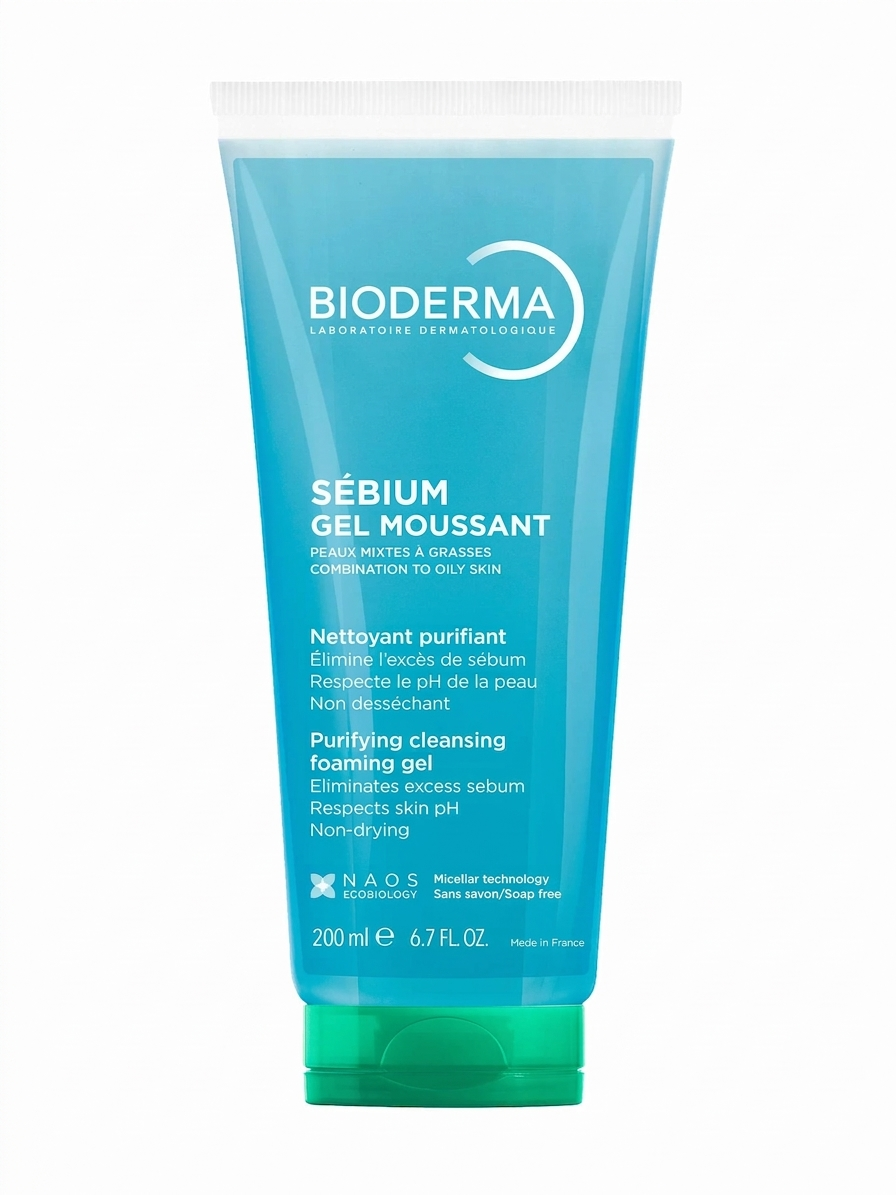 Bioderma Sebium Gel Moussant – Purifying Cleanser for Oily Skin