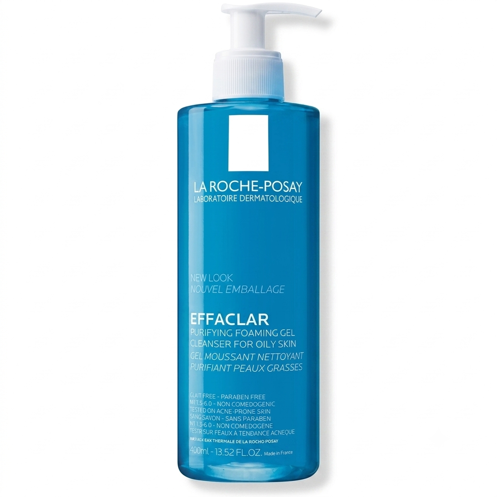 La Roche-Posay Effaclar Gel Facial Wash – Oily Skin Cleanser